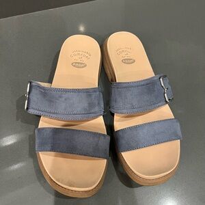 Dr. Scholl's Navy Blue Slide Sandals
